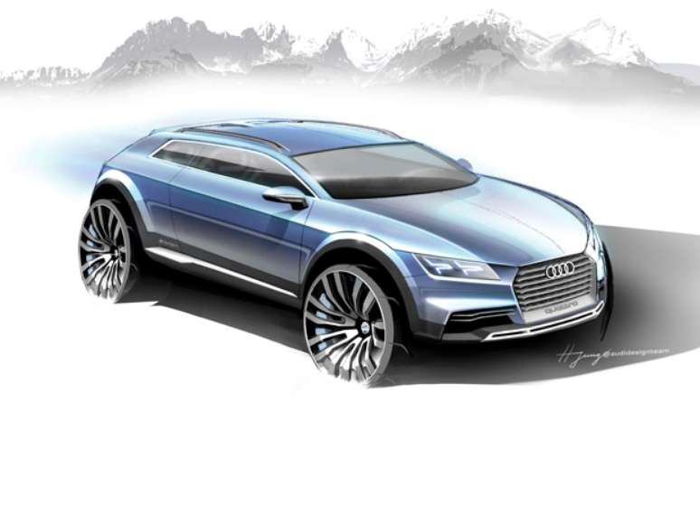 A Audi apresentará em Detroit um show car, ou seja, um carro feito apenas para exibição mas que aponta para o futuro de seus próximos modelos
