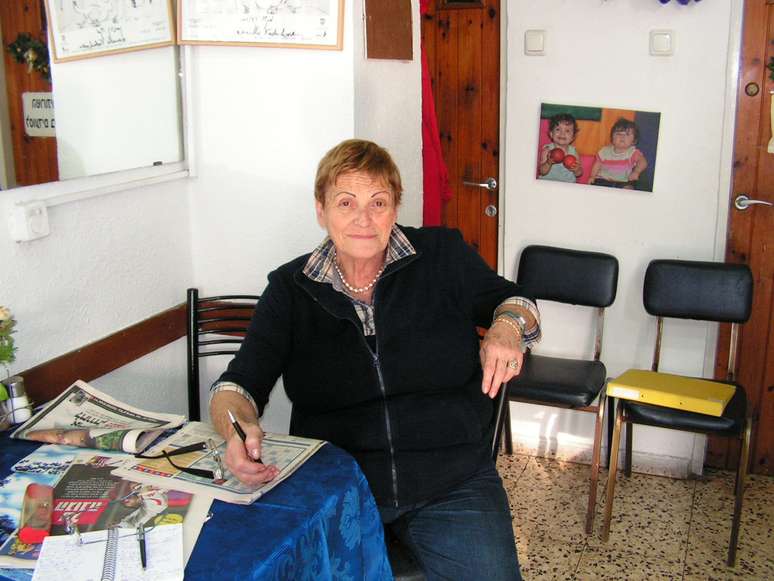 Eva Schachter, dona de um restaurante, concordou com a retirada dos assentamentos da Faixa de Gaza
