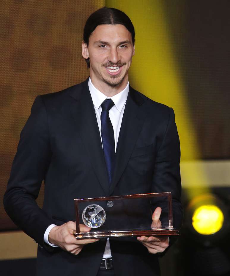 <p>Ibrahimovic faturou Prêmio Puskas 2013</p>