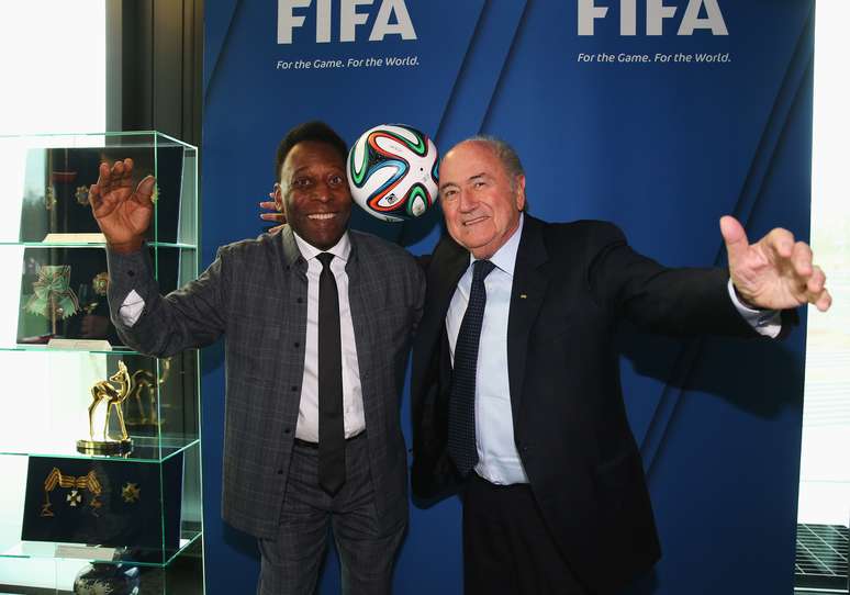 Pelé gostou da reeleição de Jopseh Blatter, na semana passada