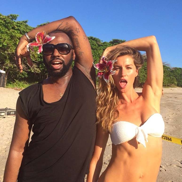 <p>A top tamb&eacute;m postou uma foto em sua p&aacute;gina pessoal do Instagram</p>