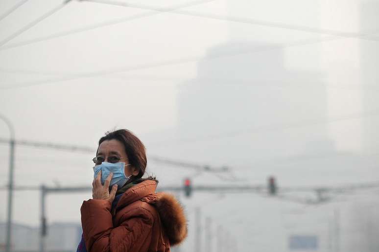 <p>Polui&ccedil;&atilde;o do ar cobre a cidade de Pequim</p>