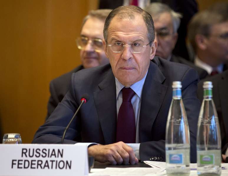 Sergey Lavrov representa a Rússia na conferência de Genebra