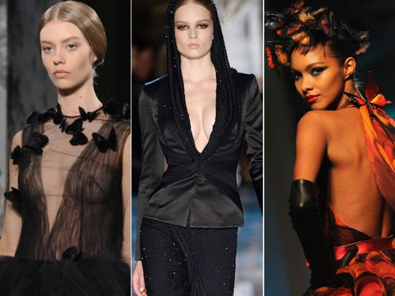 <p>A semana de alta-costura de Paris se encerra nesta quinta-feira (23) com algumas surpresas: Chanel misturou tênis com alta-costura e uma modelo desfilou fumando na passarela de Jean Paul Gaultier. Mesmo assim, as maiores extravagâncias ainda ficaram para as roupas ousadas dos estilistas</p>