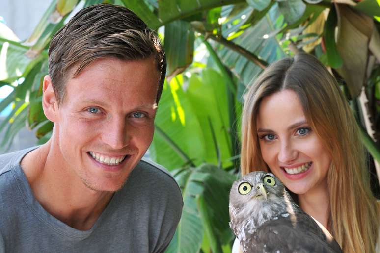 <p>Ester Satorova costuma distrair Berdych fora das quadras</p>