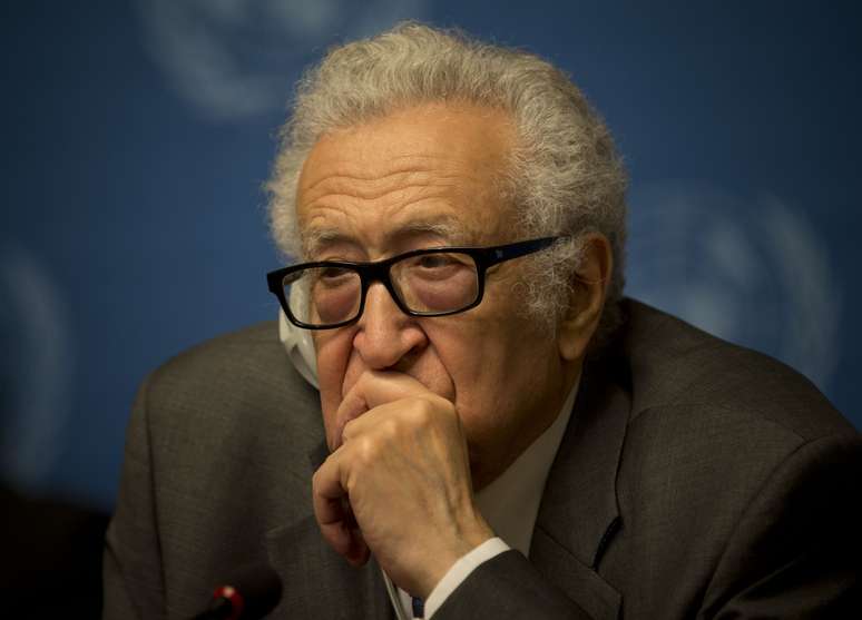 Lakhdar Brahimi em Genebra