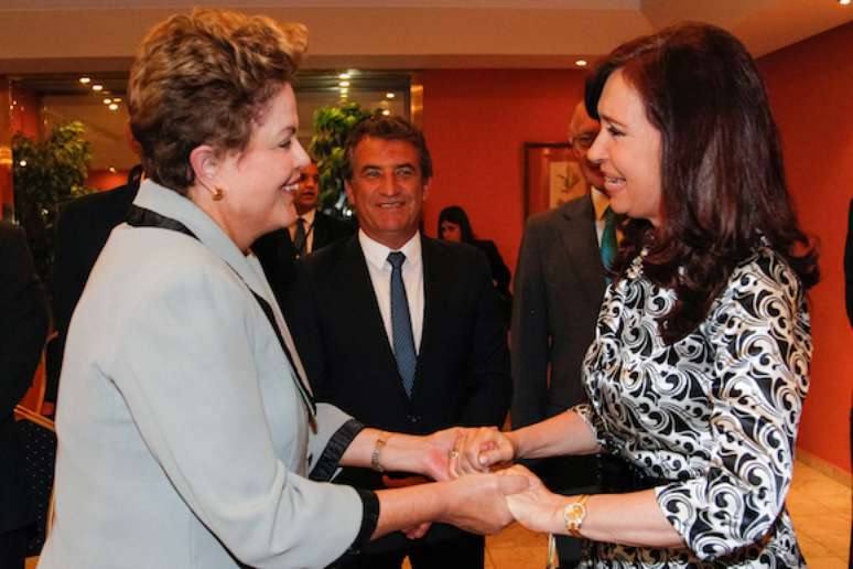 Em Havana, Dilma se encontrou com a presidente argentina,Cristina Kirchner
