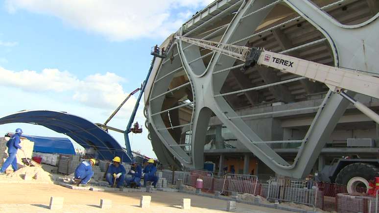 Estádio de Manaus ainda não foi entregue