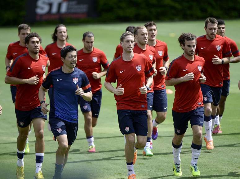 <p>Seleção dos Estados Unidos já veio a São Paulo para período de treinos no CT da Barra Funda</p>