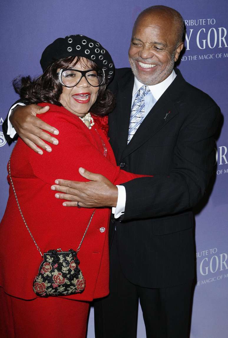 Berry Gordy e sua irmã, Anna Gordy Gaye