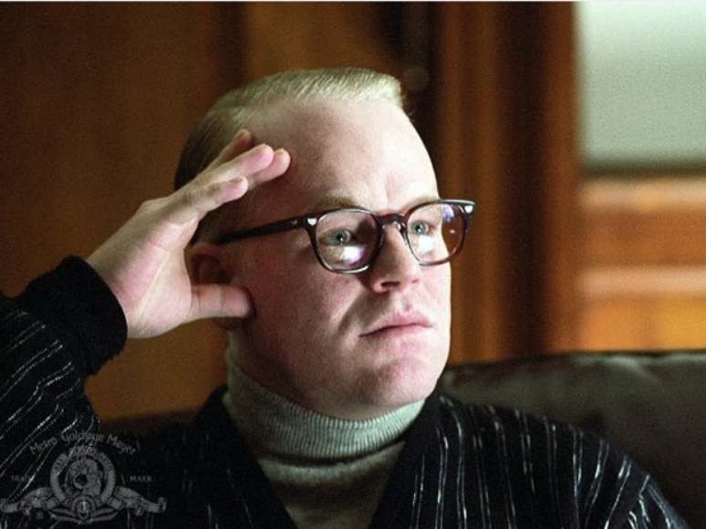 Phillip em Capote (2005), filme que lhe rendeu o Oscar de Melhor Ator
