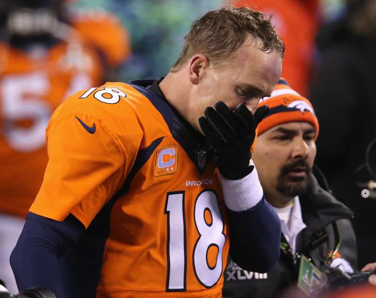 <p>Interceptado duas vezes, Peyton Manning teve noite para se esquecer</p>