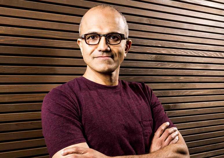 <p>O indiano Satya Nadella é o terceiro CEO da Microsoft </p>