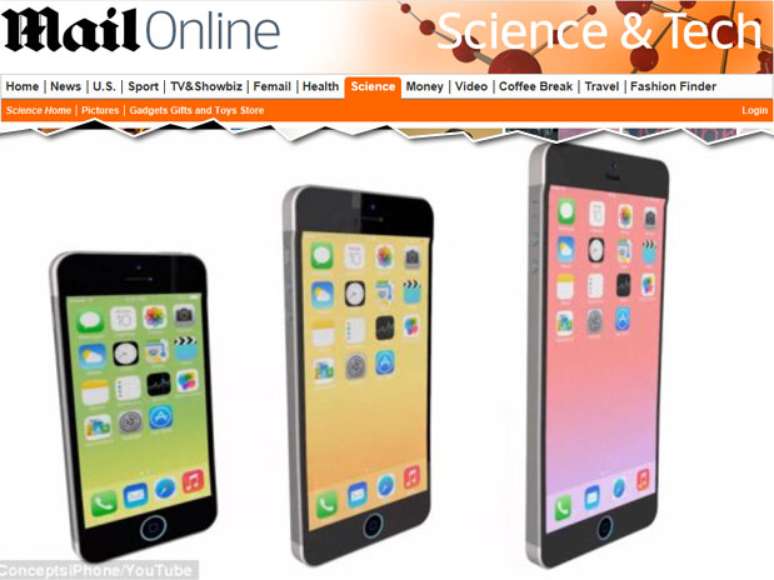 Suposto smartphone da Apple aparece com botões iluminados