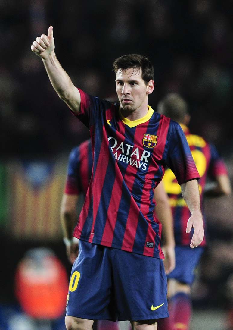 <p>Messi se tornou o terceiro maior artilheiro da história do Espanhol, superando Di Stéfano</p>