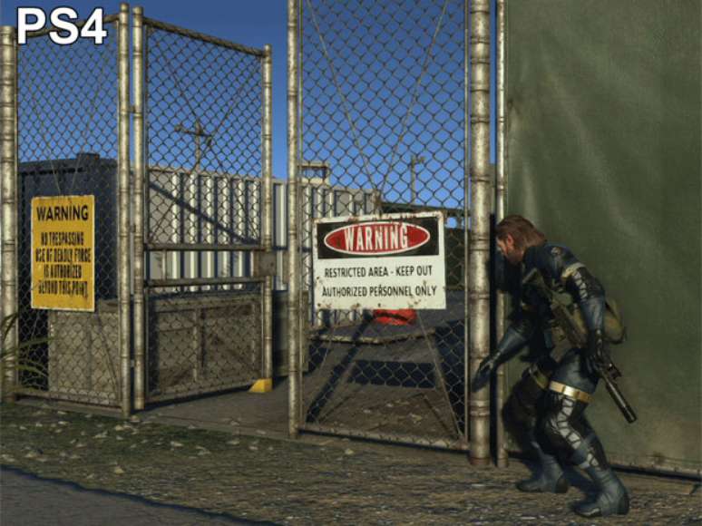 Cena de 'Metal Gear Solid V' no PS4