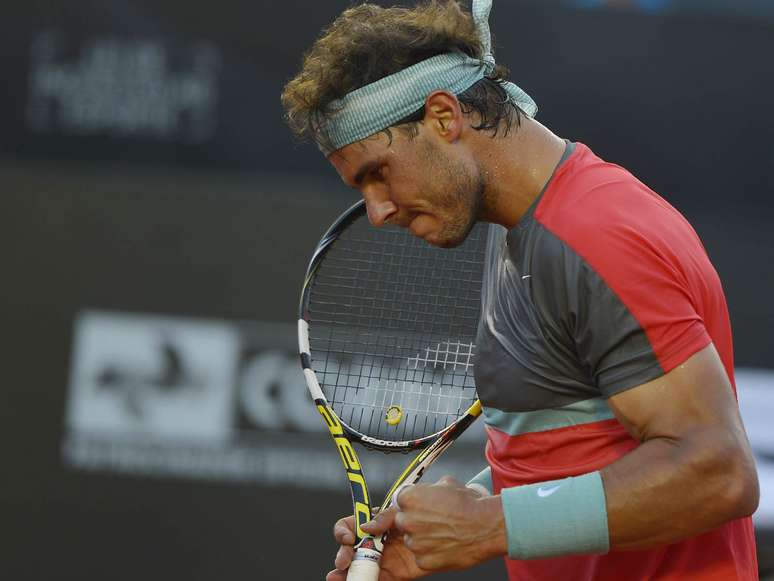 Rafael Nadal comemora vitória na final do Rio Open
