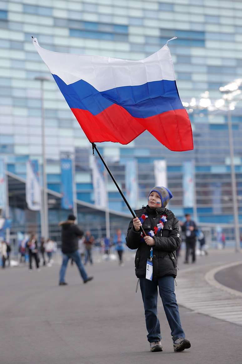 Bandeira russa foi a mais vista nos pódios em Sochi 2014
