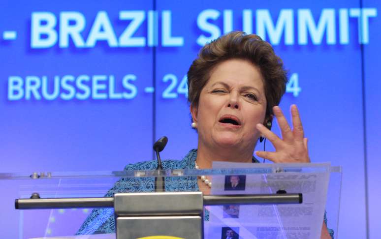Dilma defendeu obras para a Copa do Mundo no Brasil