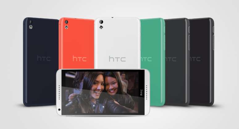 Novos smartphones da HTC vem com seis opções de cores 