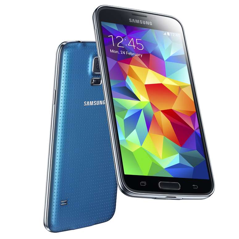 <p>O top de linha atual da Samsung, Galaxy S5</p>