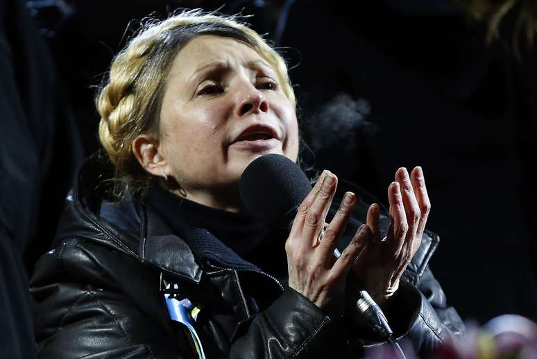 Líder da oposição ucraniana, Yulia Tymoshenko foi libertada no último sábado