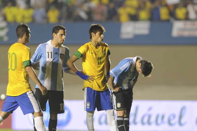 Equipe verde e amarela voltou à Goiânia para jogar o Superclássico das Américas, contra a Argentina, em 2012 