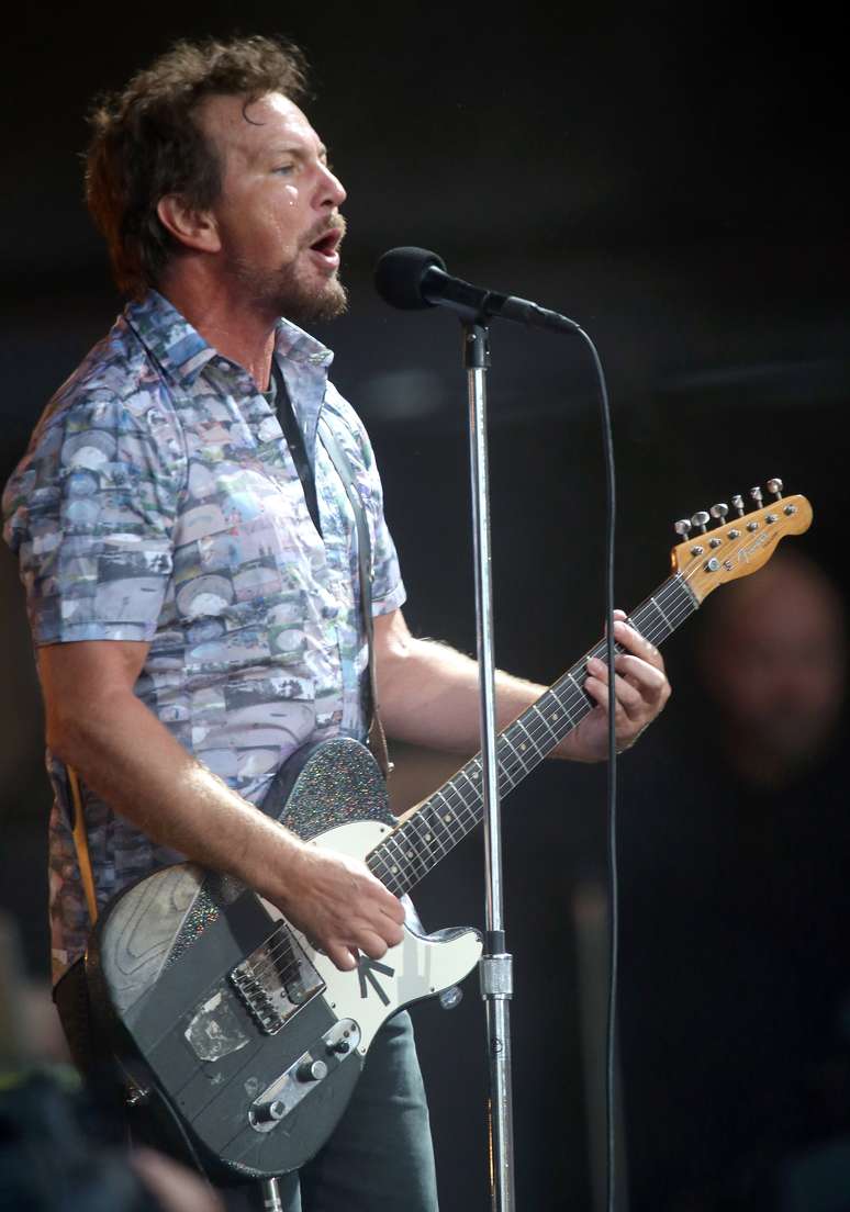 Eddie Vedder, líder da banda Pearl Jam