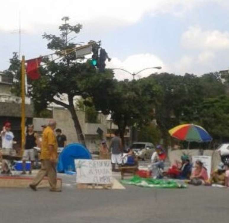 Manifestação praieira em Cumbres de Curumu 