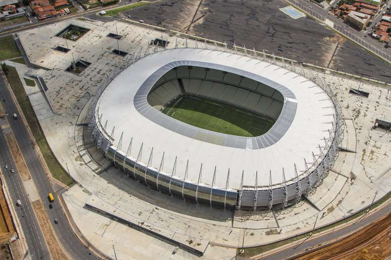 Palco de três jogos da Copa das Confederações, o Castelão recebe jogos de Ceará e Fortaleza