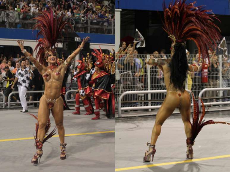 <p>'Pretendia vir com uma roupa mais confort&aacute;vel, mas o Alexandre&nbsp;pediu para ousar um pouco mais', disse</p>