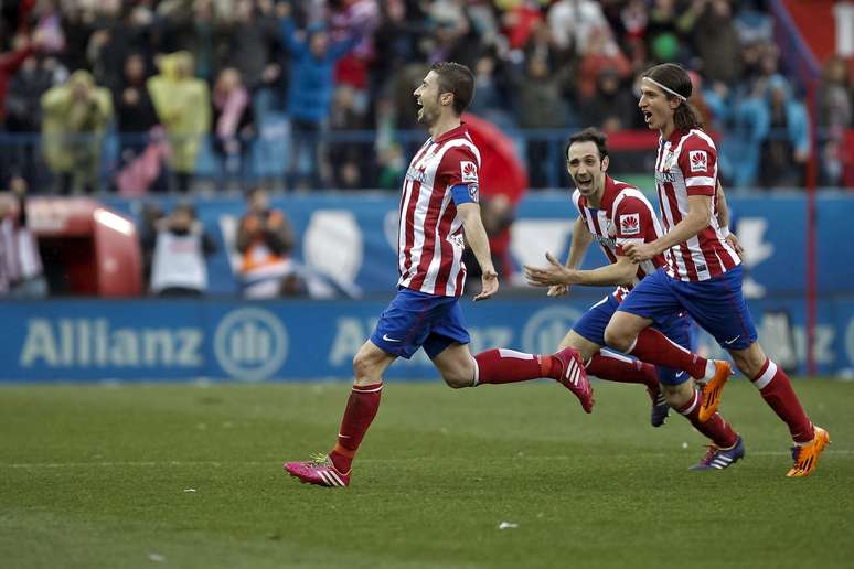 <p>Gabi fez um dos gols do Atlético</p>