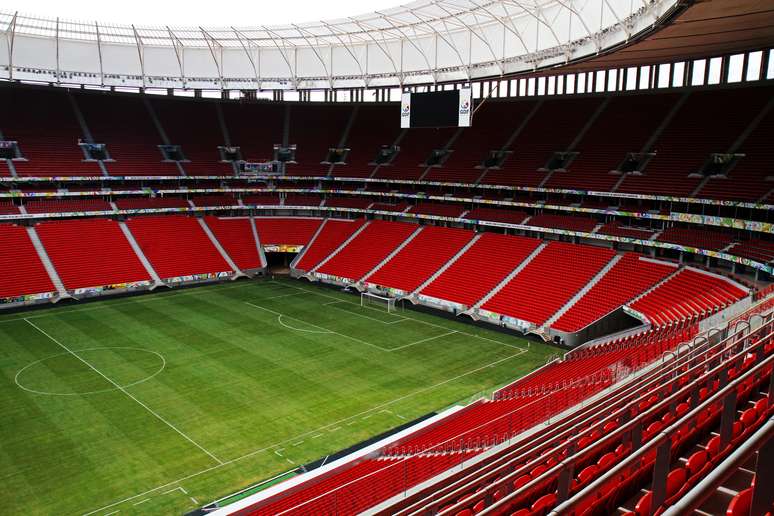 Palco da abertura da Copa das Confederações, o Mané Garrincha recebeu partidas do Campeonato Brasileiro de 2013