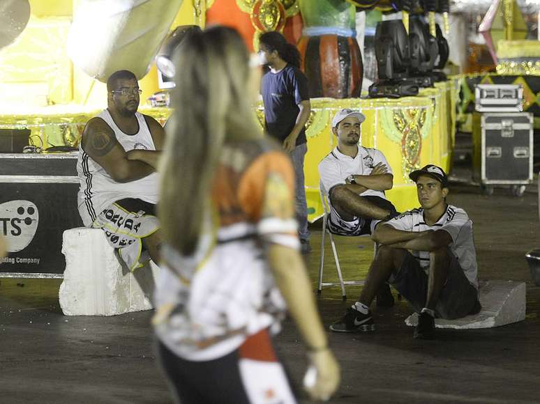 <p>Torcidas Independente e Jovem - de Santos e São Paulo - se encontraram no sambódromo paulistano nesta segunda-feira</p>