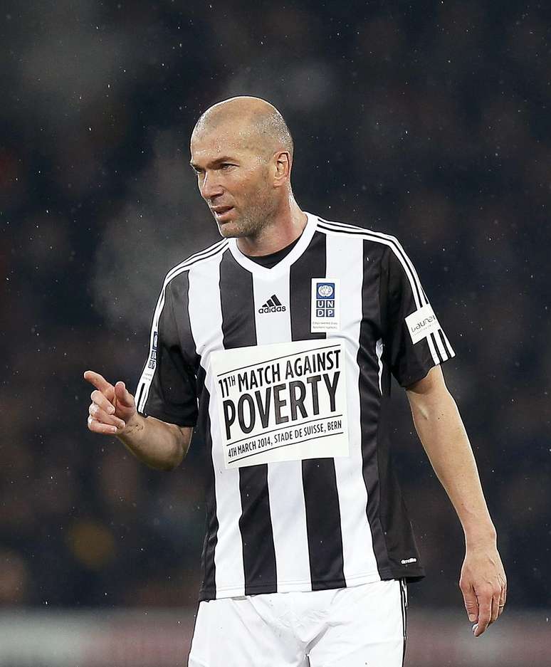 Zidane guardou seu gol no Jogo Contra a Pobreza