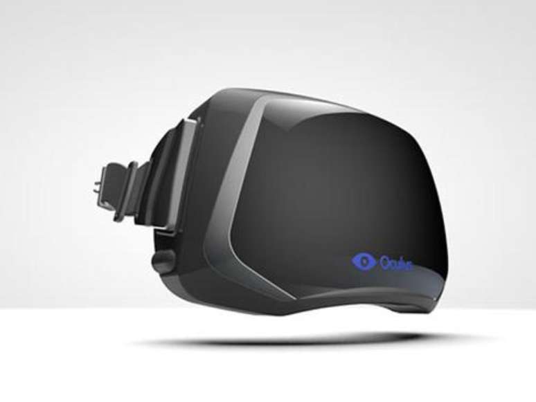 <p>O Oculus Rift, equipamento de realidade virtual da Oculus VR</p>