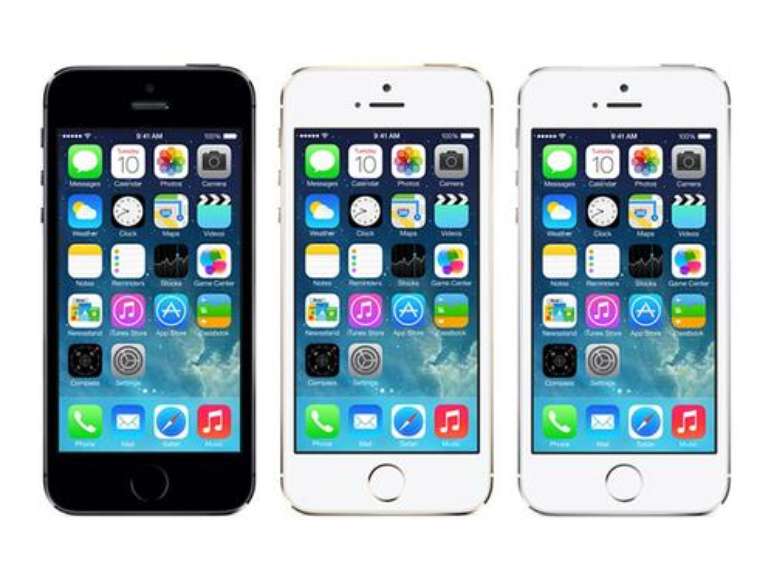 <p>iPhone 5S, da Apple; empresa quer novo julgamento contra Samsung sobre quebra de patentes</p>
