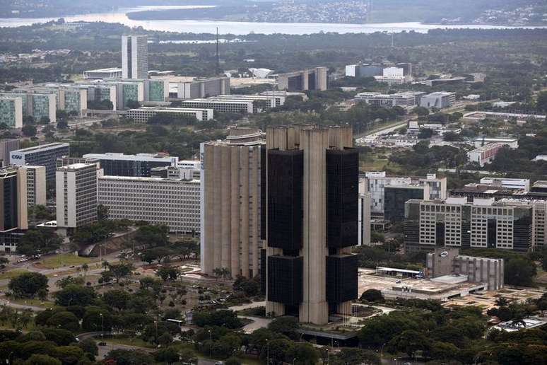 <p>Vista aérea da sede do Banco Central em Brasília</p>