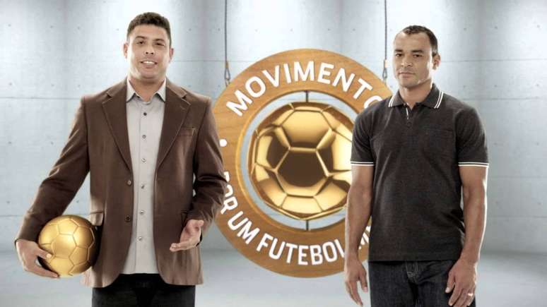 Ronaldo e Cafu são os principais garotos propaganda do projeto