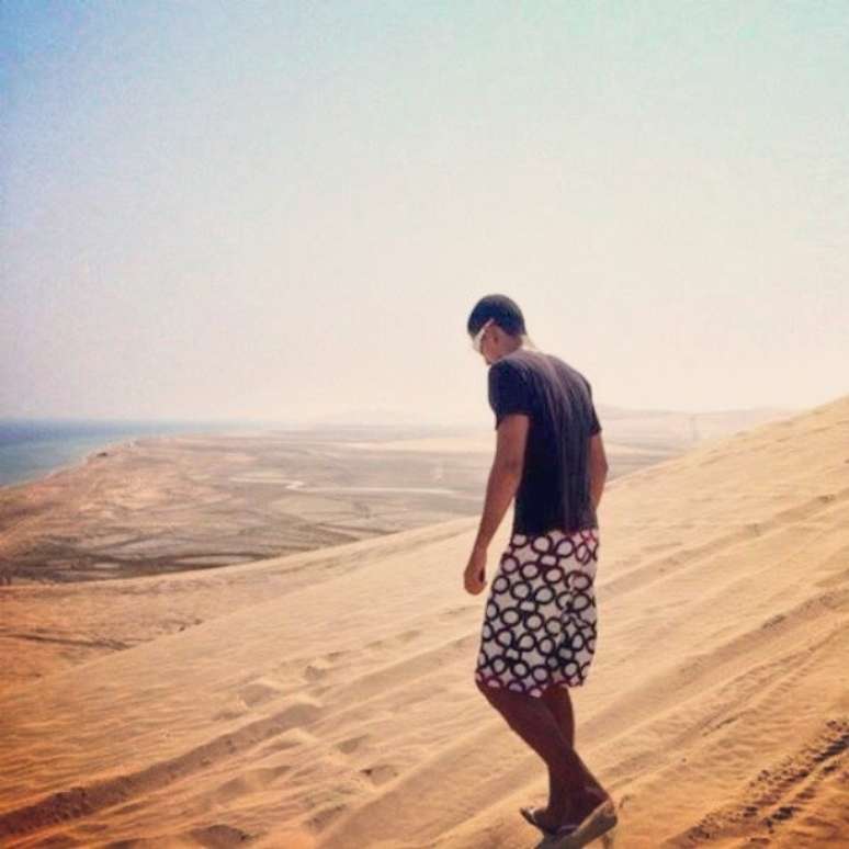 Deserto &eacute; uma das paisagens que Matheus Veloso pode aproveitar 