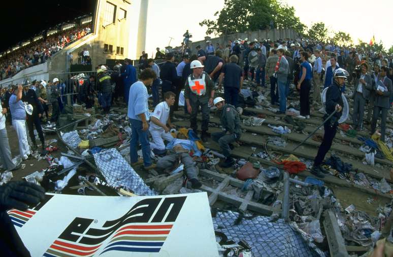 <p>Acidente durante final da Liga dos Campeões nas arquibancadas matou 39 fãs da Juventus, contra o Liverpool, mas fato foi ironizado pela torcida da Fiorentina</p>