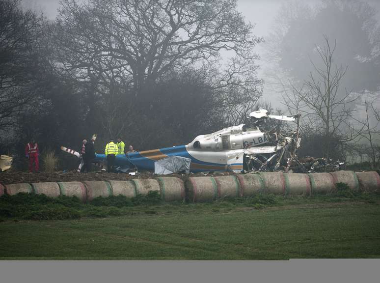 <p>Lorde Ballyedmond viajava para a Irlanda do Norte quando sua aeronave caiu na Inglaterra. Acredita-se que o mau tempo tenha sido a causa do acidente</p>
