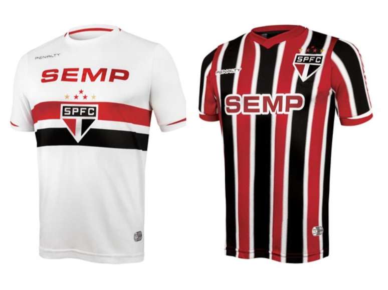 <p>&Uacute;ltimo patrocinador m&aacute;ster do uniforme tricolor foi a Semp Toshiba</p>