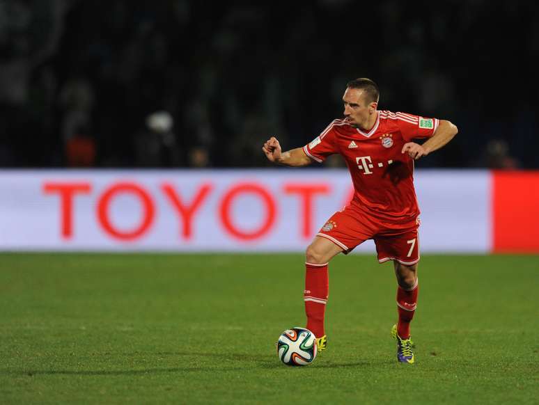 <p>Ribery, do Bayern, é a maior estrela dos franceses</p>