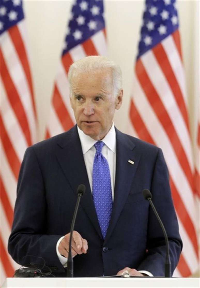 <p>O vice-presidente norte-americano, Joe Biden, est&aacute; em Kiev para visita de apoio ao pa&iacute;s</p>
