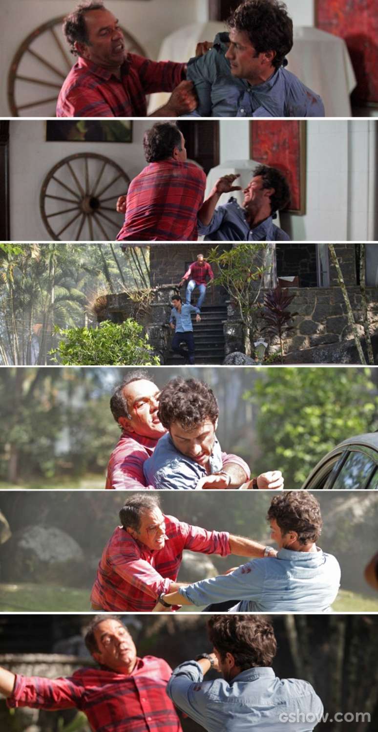 Os ex-amigos trocam socos e pontap&eacute;s em Goi&acirc;nia