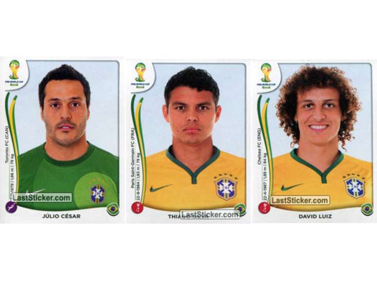 Júlio César, Thiago Silva e David Luiz