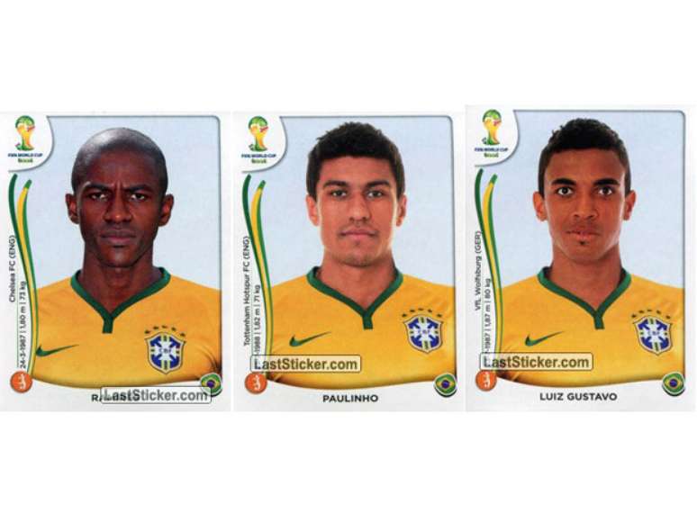 Ramires, Paulinho e Luiz Gustavo