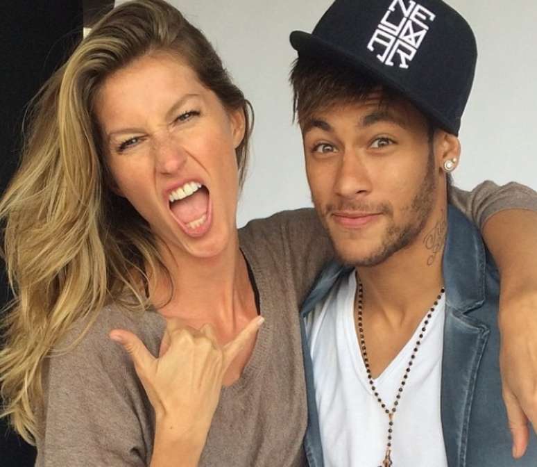 Neymar e Gisele B&uuml;dchen posaram para Mario Testino