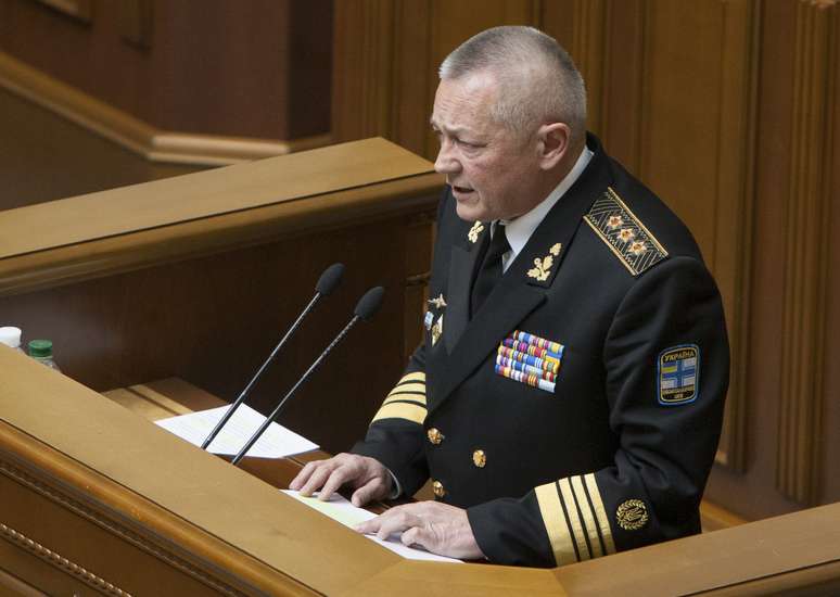 Ministro da Defesa ucraniano pediu demissão nesta terça-feira, mas teve pedido negado